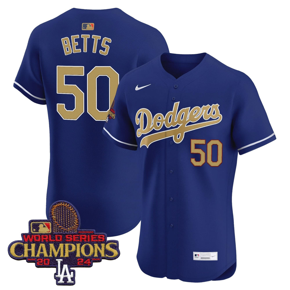 LAD 2025 Gold Vapor Premier Elite Jersey - Stitched