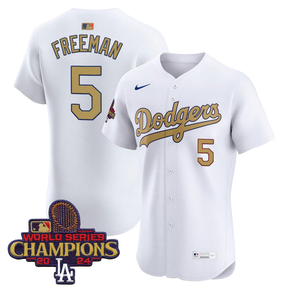 LAD 2025 Gold Vapor Premier Elite Jersey - Stitched