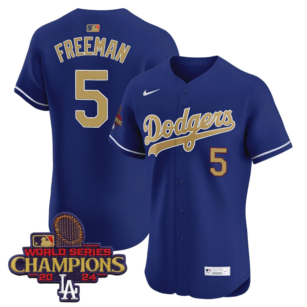 LAD 2025 Gold Vapor Premier Elite Jersey - Stitched