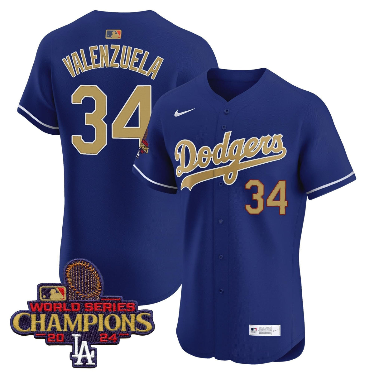 LAD 2025 Gold Vapor Premier Elite Jersey - Stitched