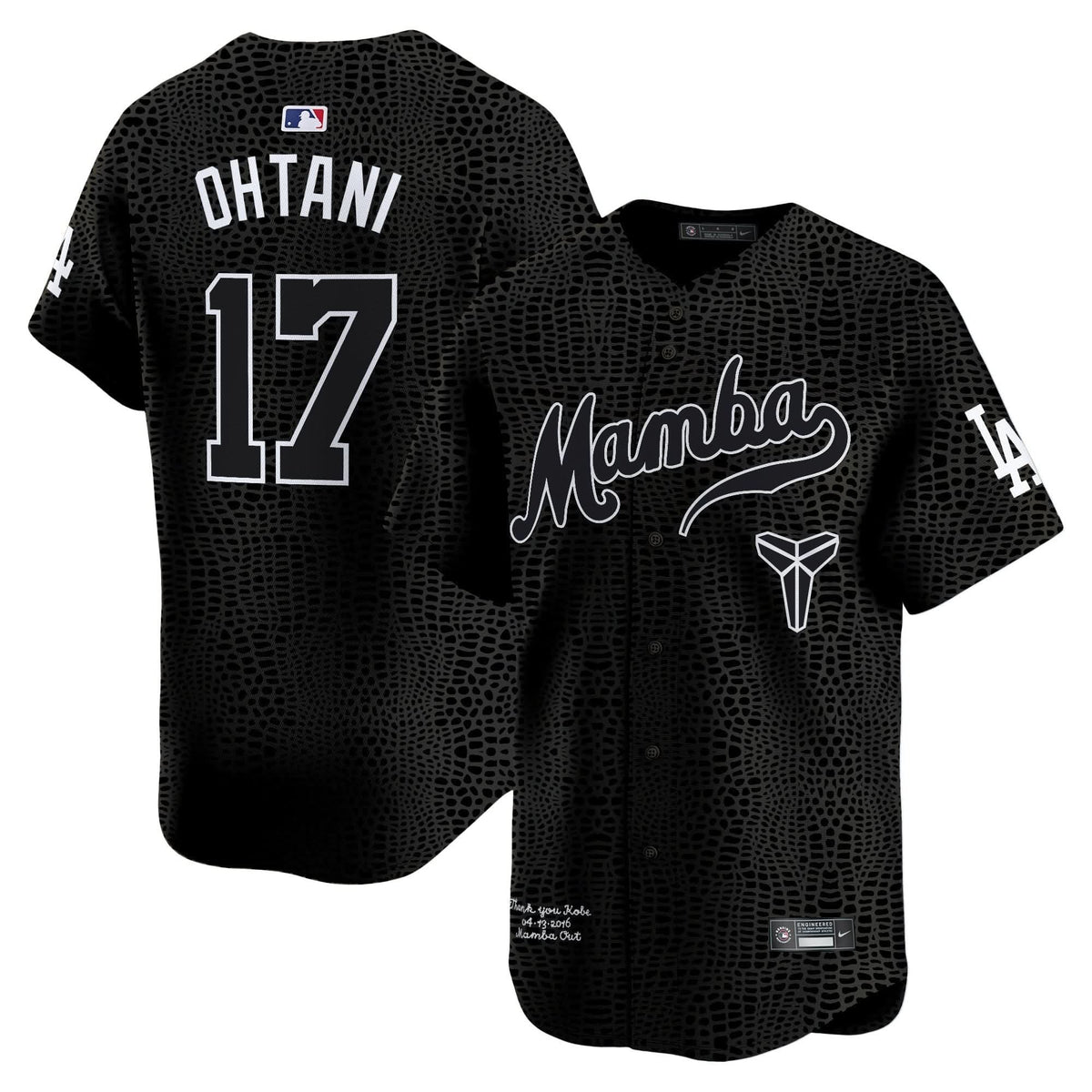 LAD Kobe Bryant Mamba Vapor Premier Limited Jersey - Stitched