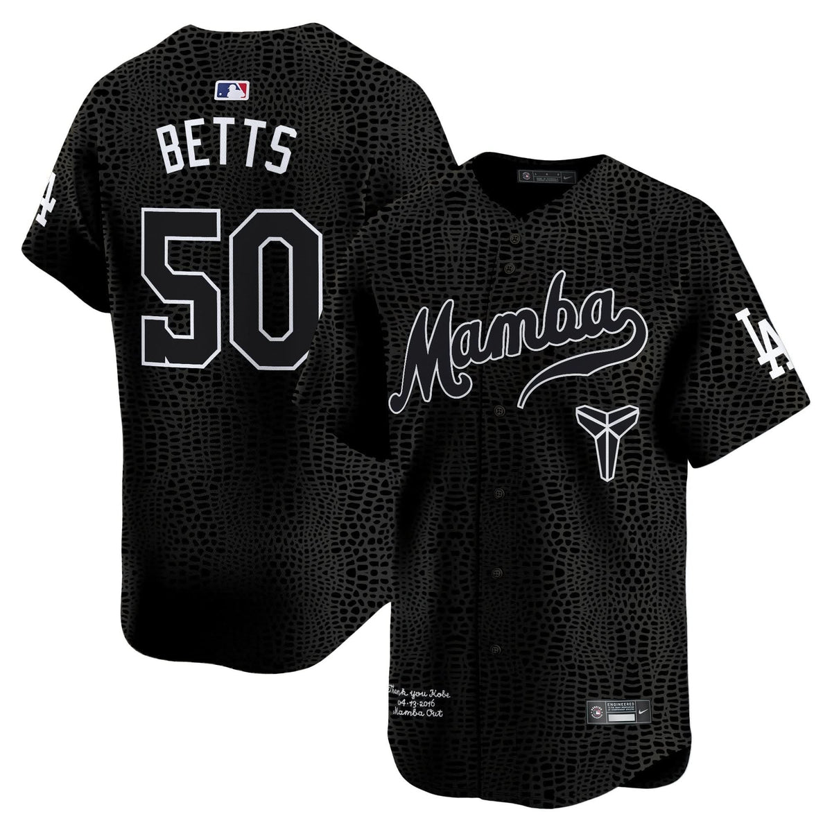LAD Kobe Bryant Mamba Vapor Premier Limited Jersey - Stitched