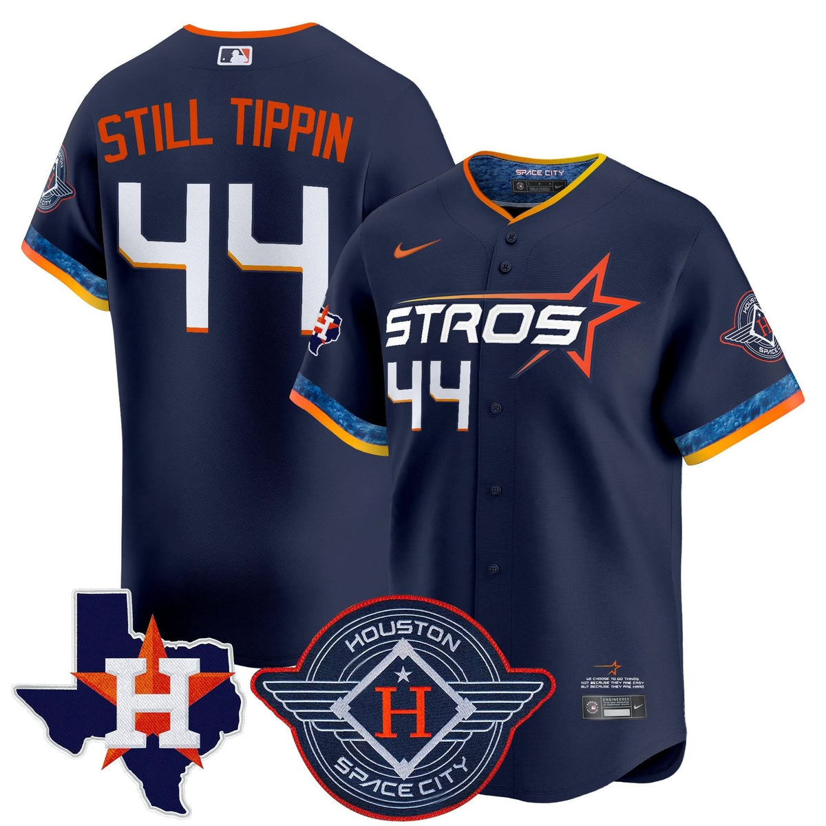 HA 2025 City Connect Texas Patch Vapor Premier Limited Jersey - Stitched