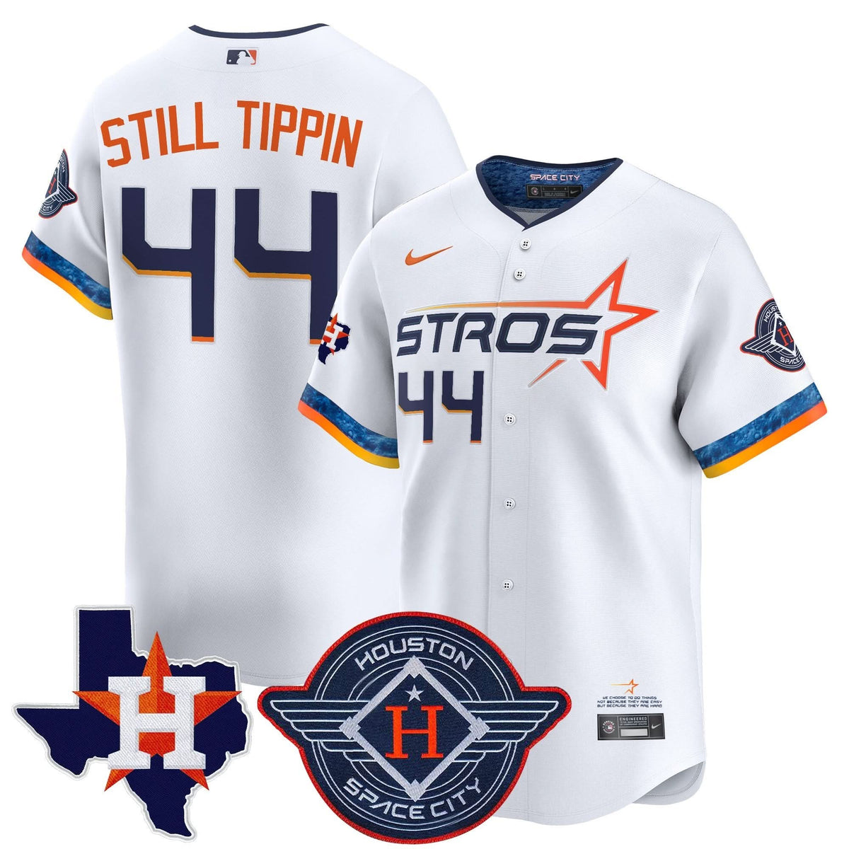 HA 2025 City Connect Texas Patch Vapor Premier Limited Jersey - Stitched