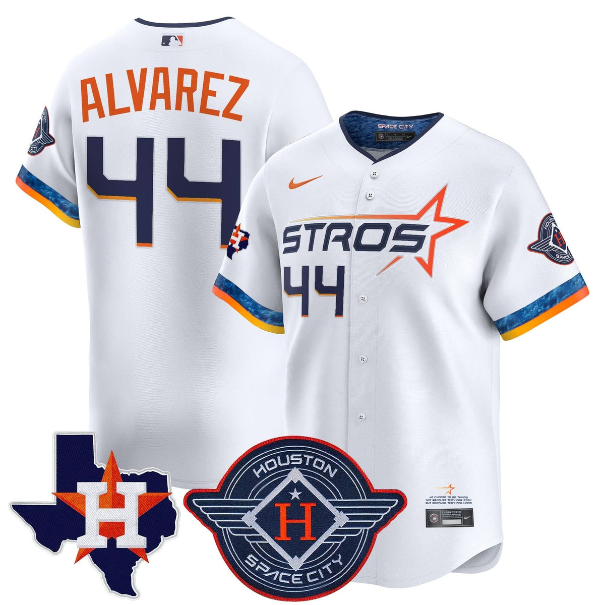 HA 2025 City Connect Texas Patch Vapor Premier Limited Jersey - Stitched