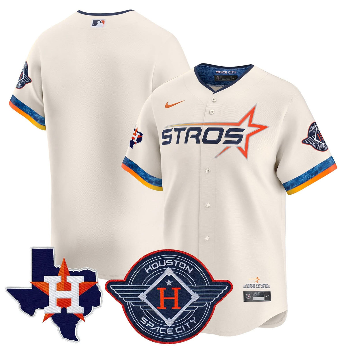 HA 2025 City Connect Texas Patch Vapor Premier Limited Jersey - Stitched