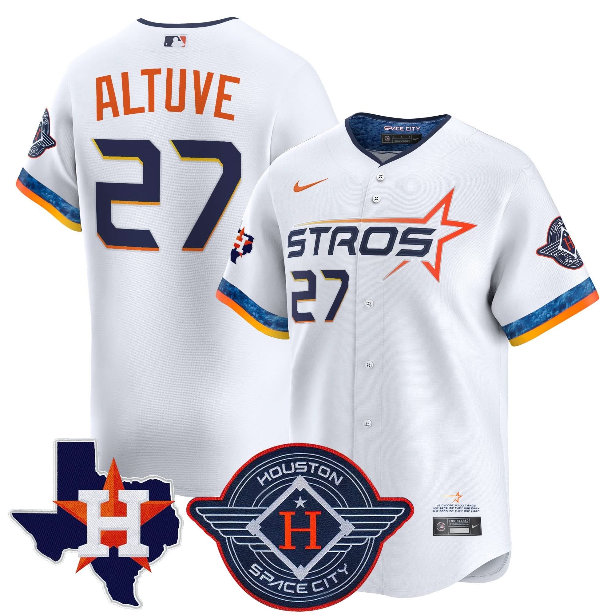 HA 2025 City Connect Texas Patch Vapor Premier Limited Jersey - Stitched