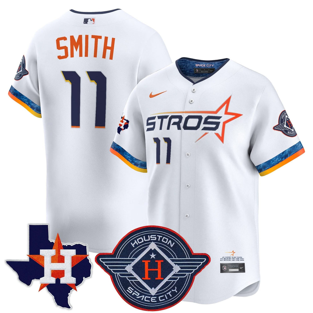 HA 2025 City Connect Texas Patch Vapor Premier Limited Jersey - Stitched