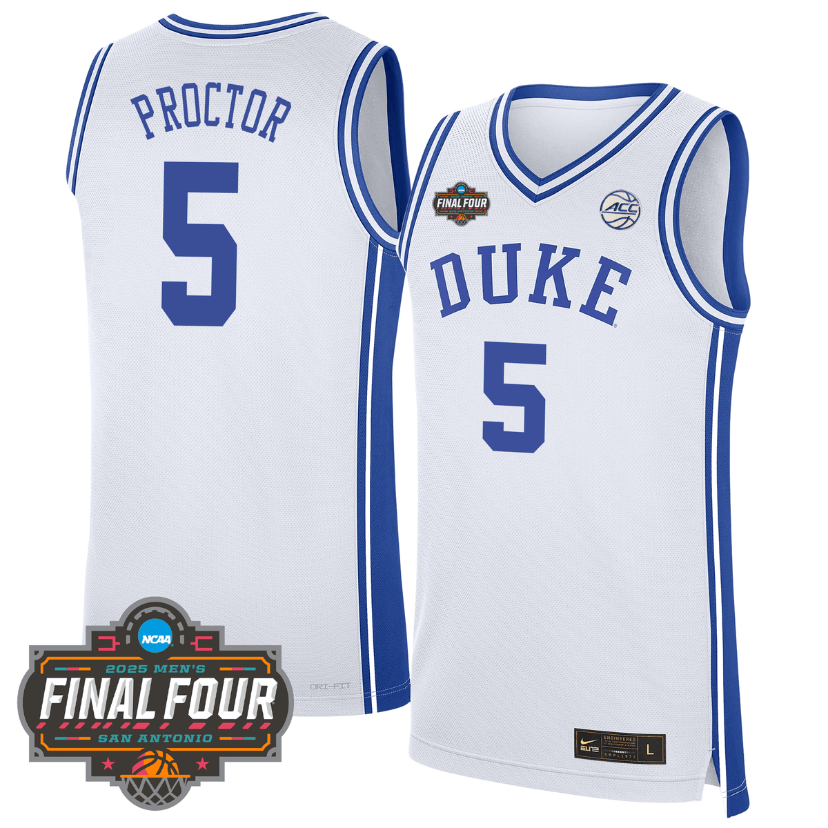 DUKE Basketball 24/25 Jersey - Final Four Patch