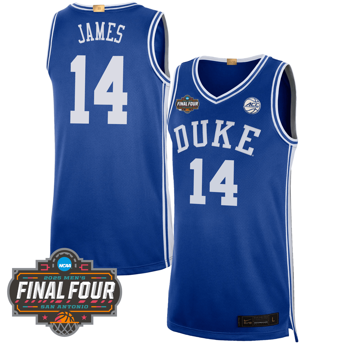 DUKE Basketball 24/25 Jersey - Final Four Patch
