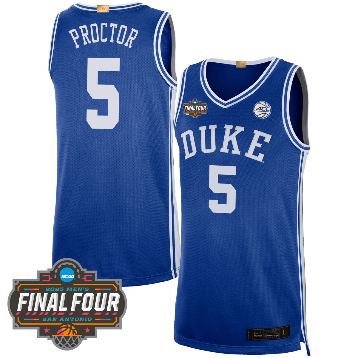 DUKE Basketball 24/25 Jersey - Final Four Patch