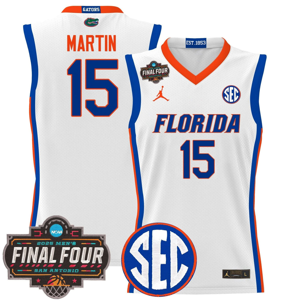 FG 2025 Final Four Patch Basketball Jersey - Stitched