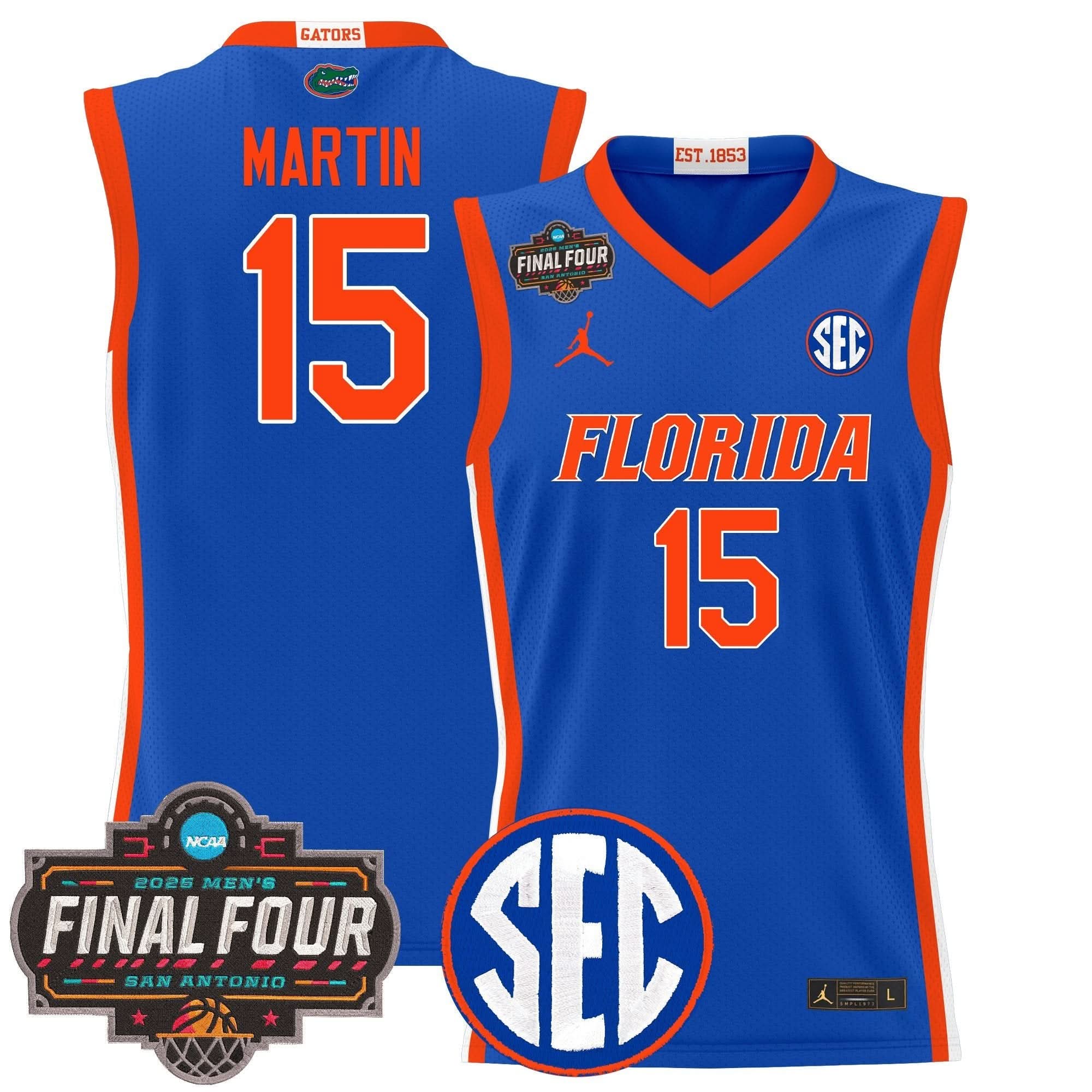 FG 2025 Final Four Patch Basketball Jersey - Stitched