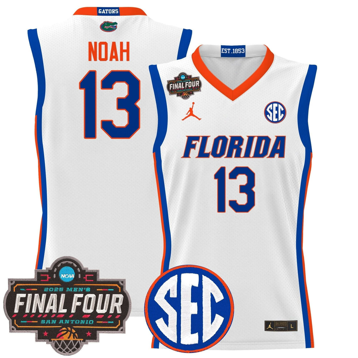 FG 2025 Final Four Patch Basketball Jersey - Stitched