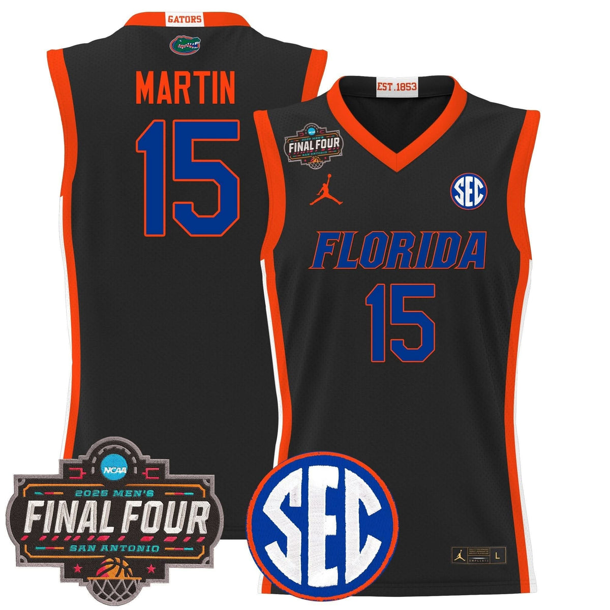 FG 2025 Final Four Patch Basketball Jersey - Stitched