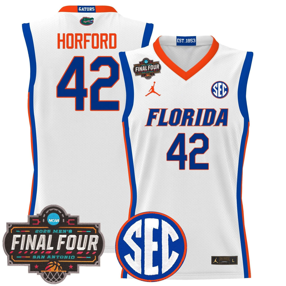 FG 2025 Final Four Patch Basketball Jersey - Stitched