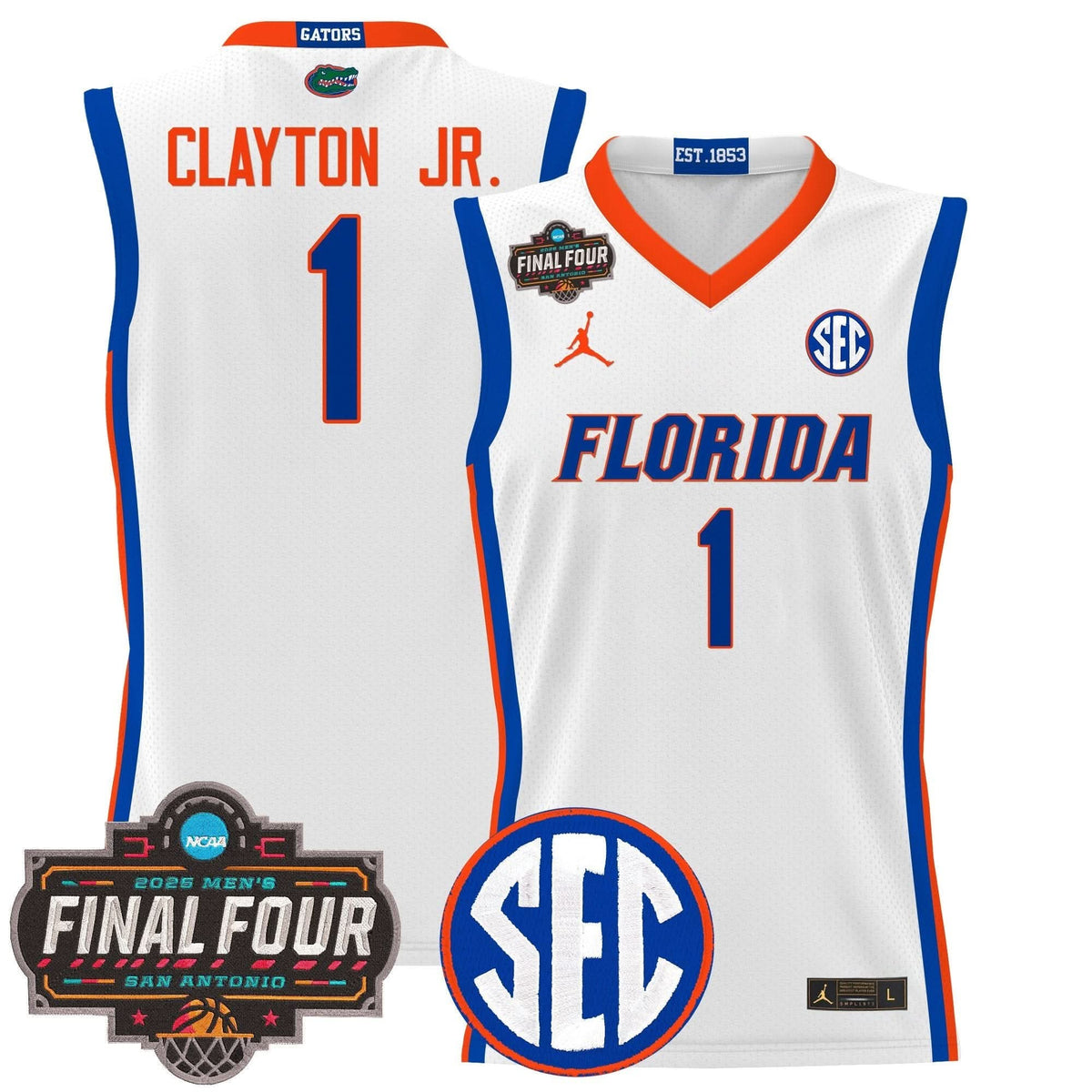 FG 2025 Final Four Patch Basketball Jersey - Stitched