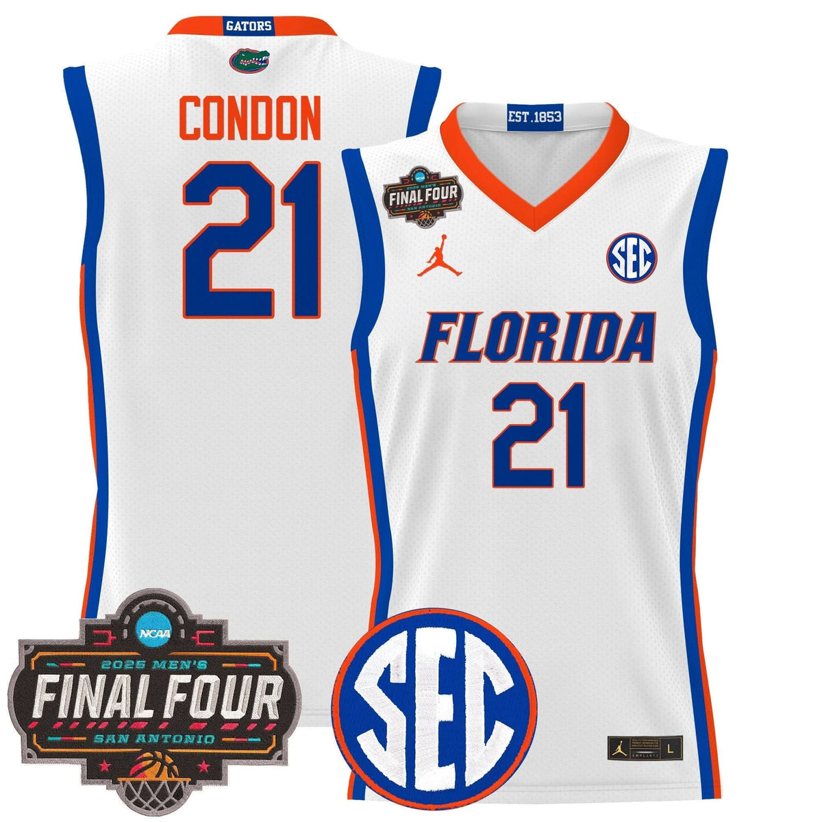 FG 2025 Final Four Patch Basketball Jersey - Stitched