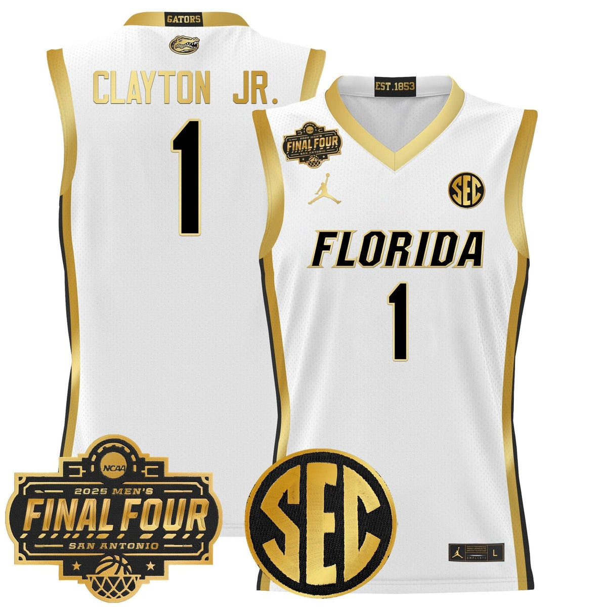 FG 2025 Final Four Patch Basketball Jersey - Stitched