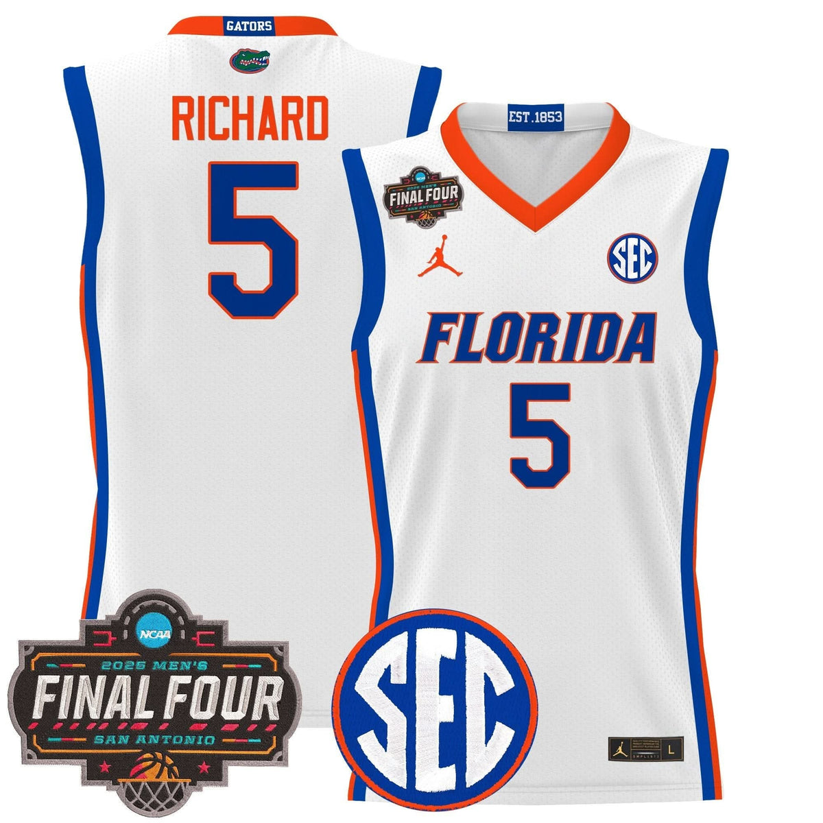FG 2025 Final Four Patch Basketball Jersey - Stitched