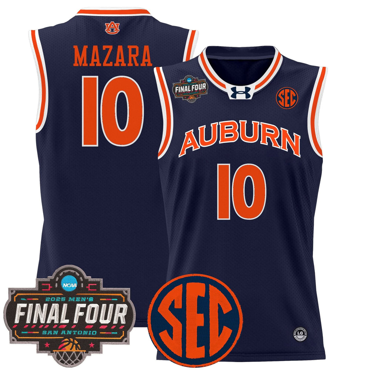 AT 2025 Final Four Patch Lightweight Basketball Jersey - Stitched