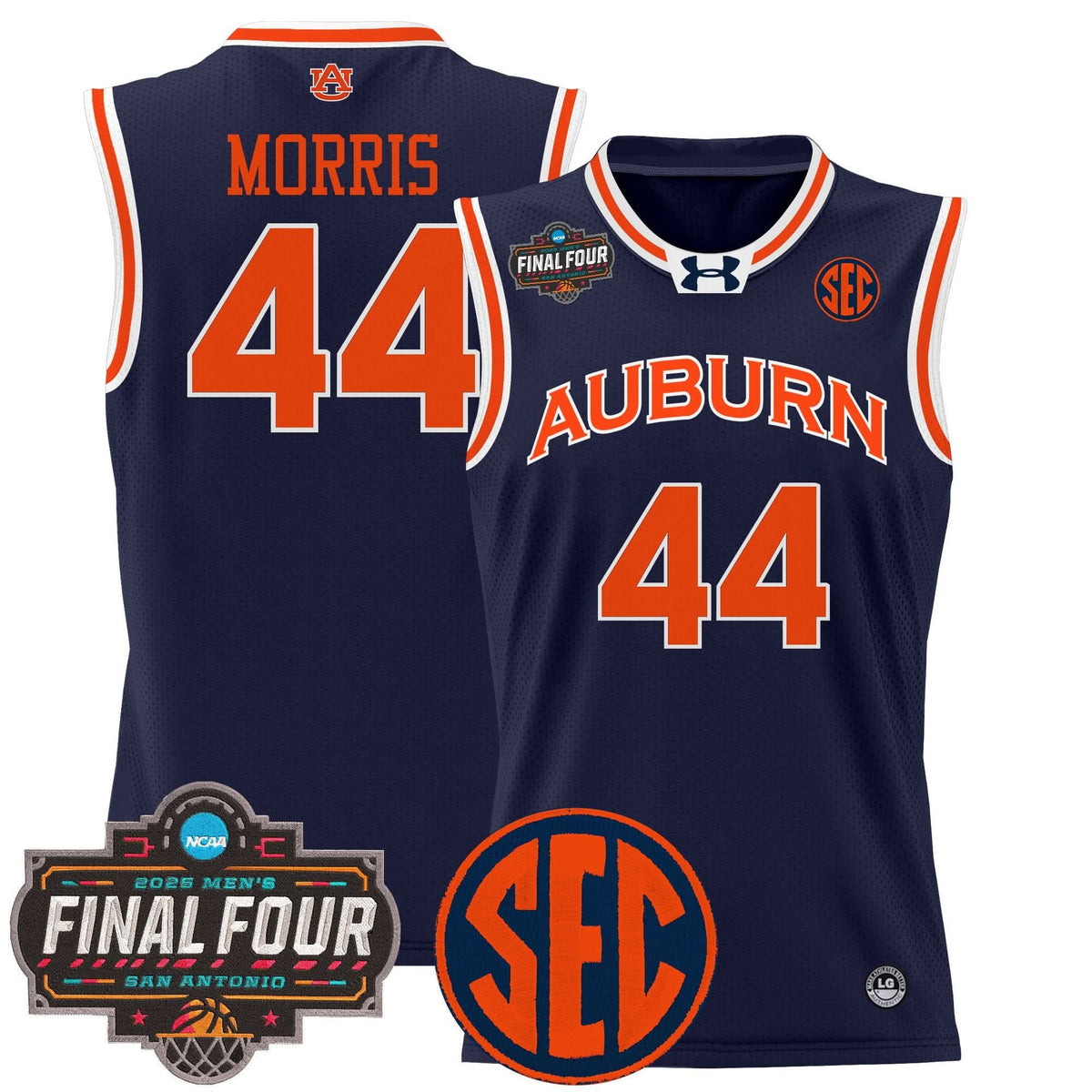 AT 2025 Final Four Patch Lightweight Basketball Jersey - Stitched