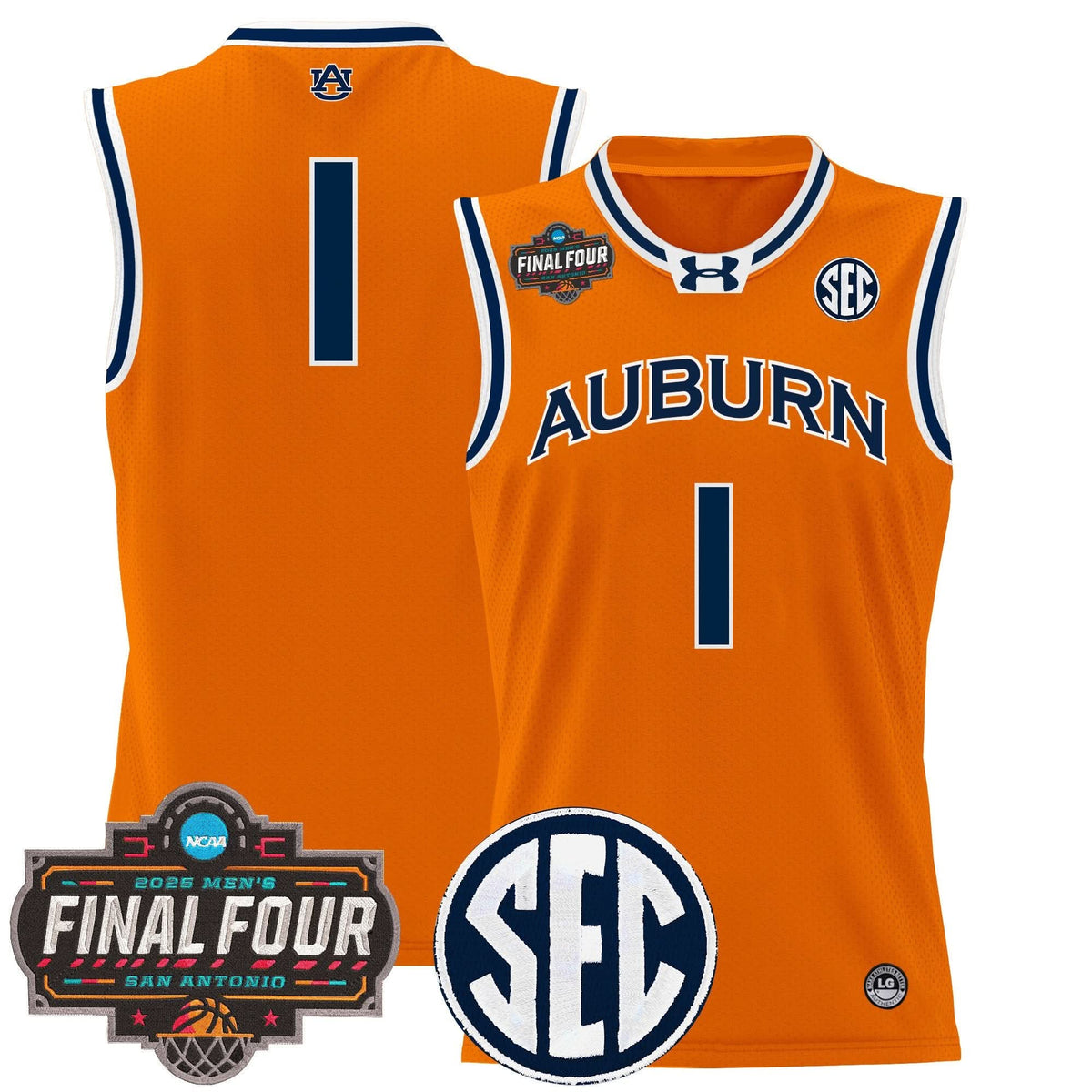 AT 2025 Final Four Patch Lightweight Basketball Jersey - Stitched