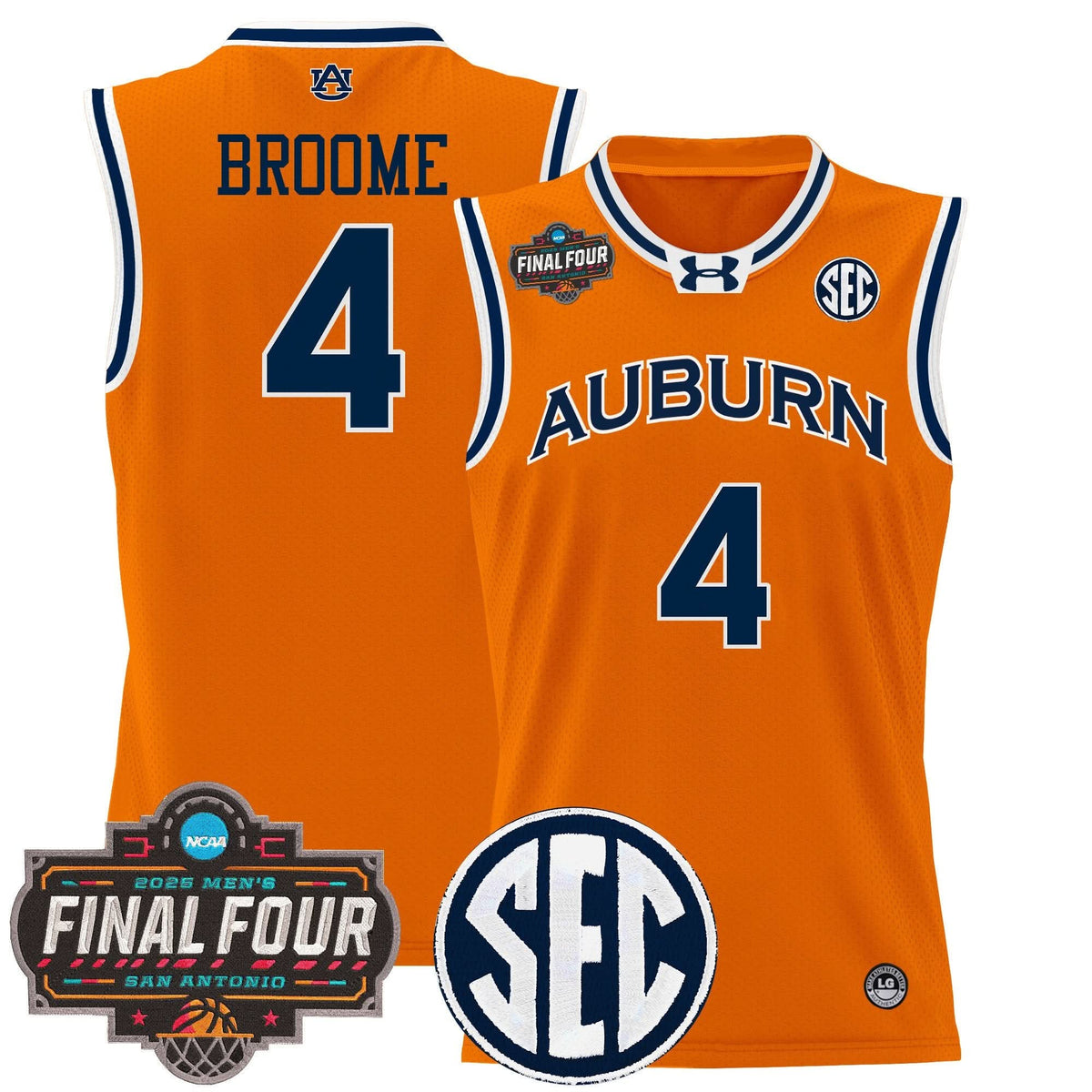 AT 2025 Final Four Patch Lightweight Basketball Jersey - Stitched