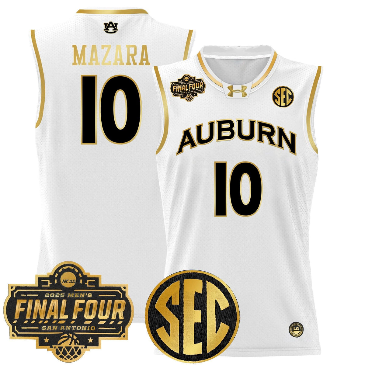AT 2025 Final Four Patch Lightweight Basketball Jersey - Stitched