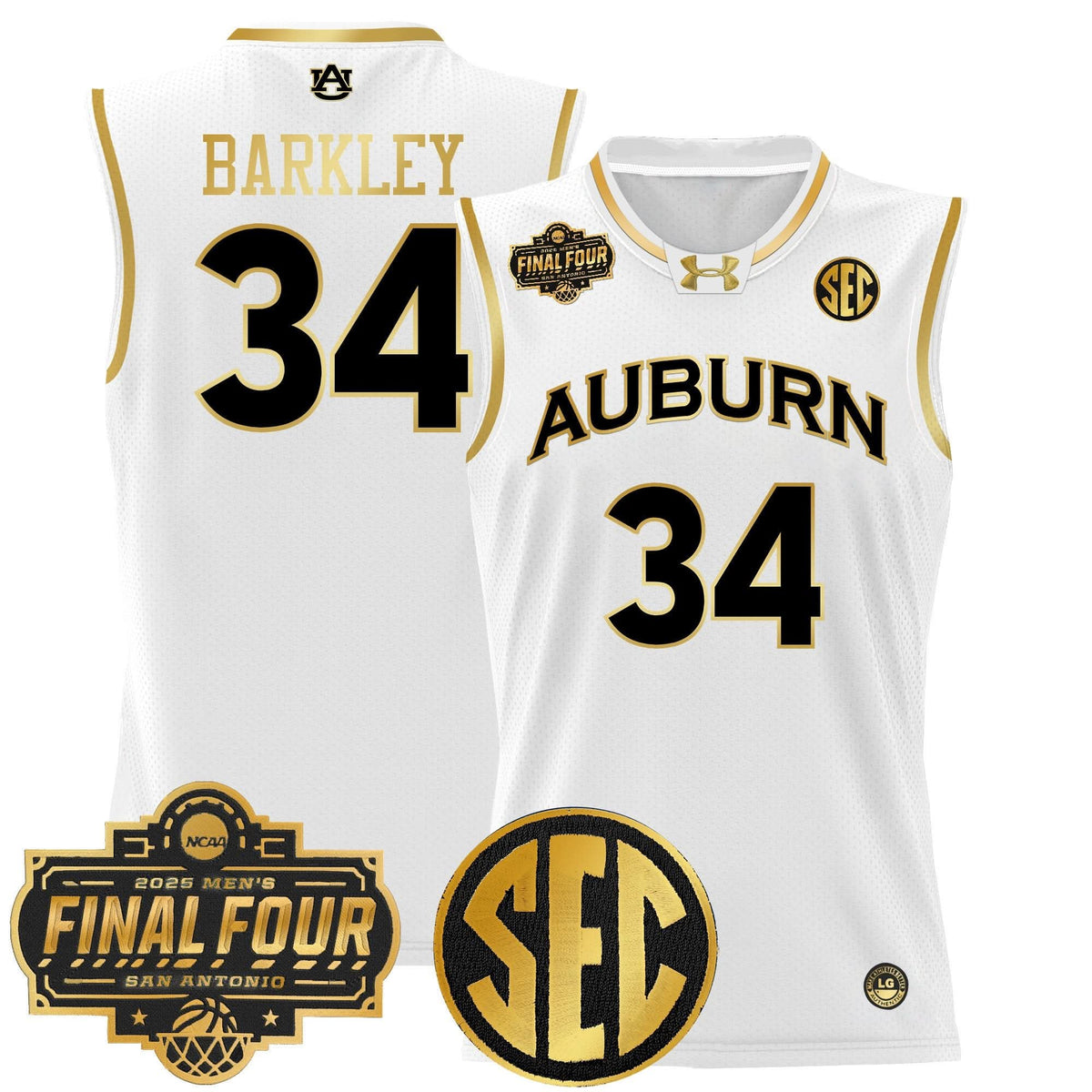 AT 2025 Final Four Patch Lightweight Basketball Jersey - Stitched
