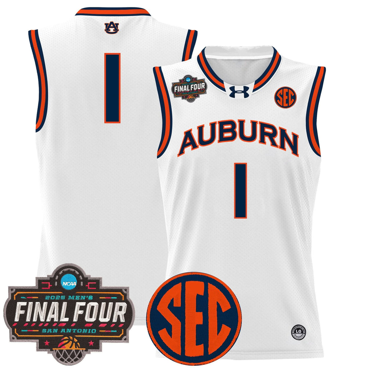 AT 2025 Final Four Patch Lightweight Basketball Jersey - Stitched