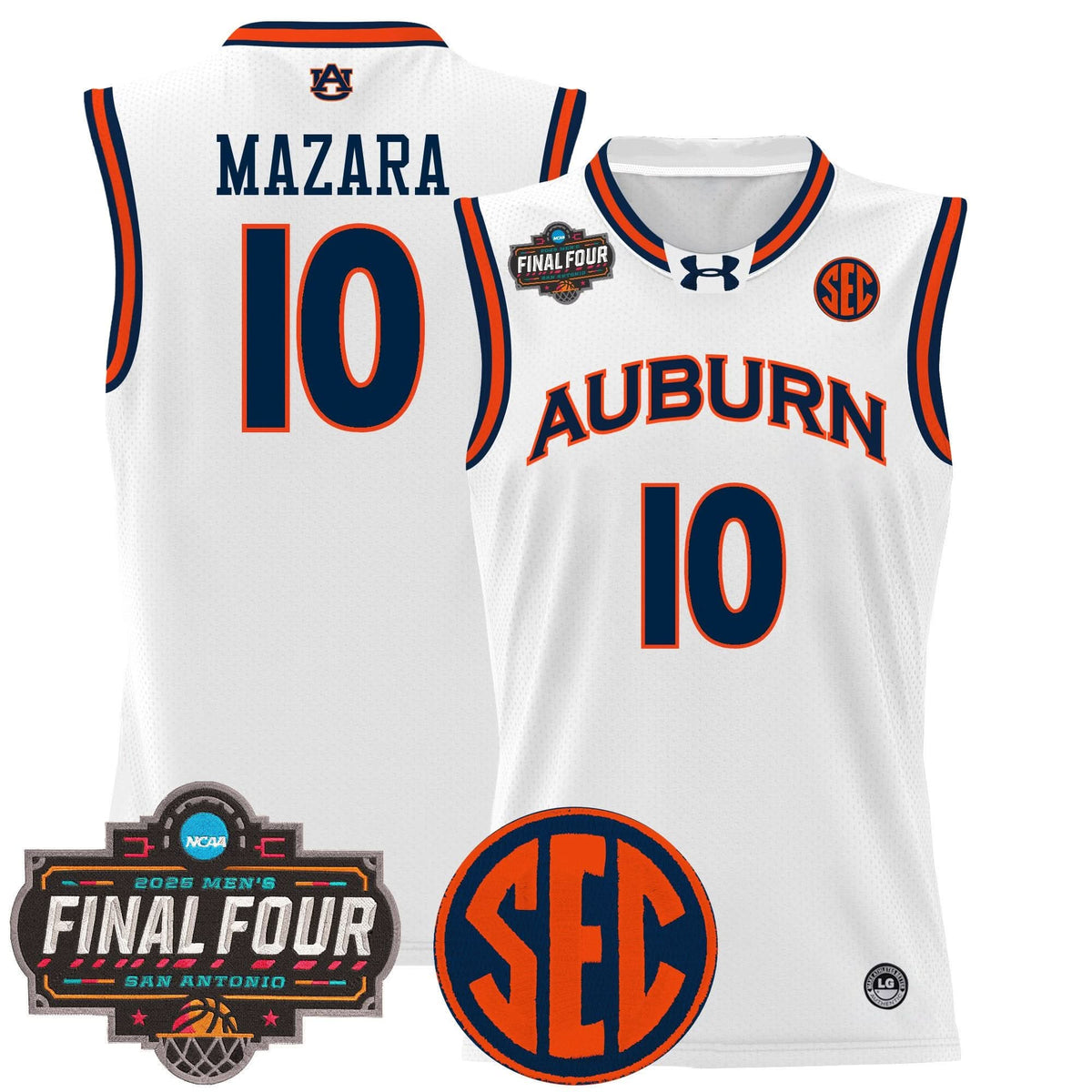 AT 2025 Final Four Patch Lightweight Basketball Jersey - Stitched