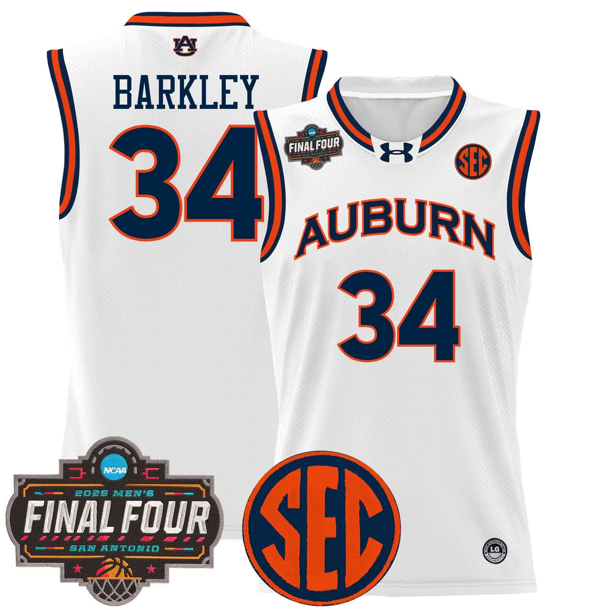 AT 2025 Final Four Patch Lightweight Basketball Jersey - Stitched