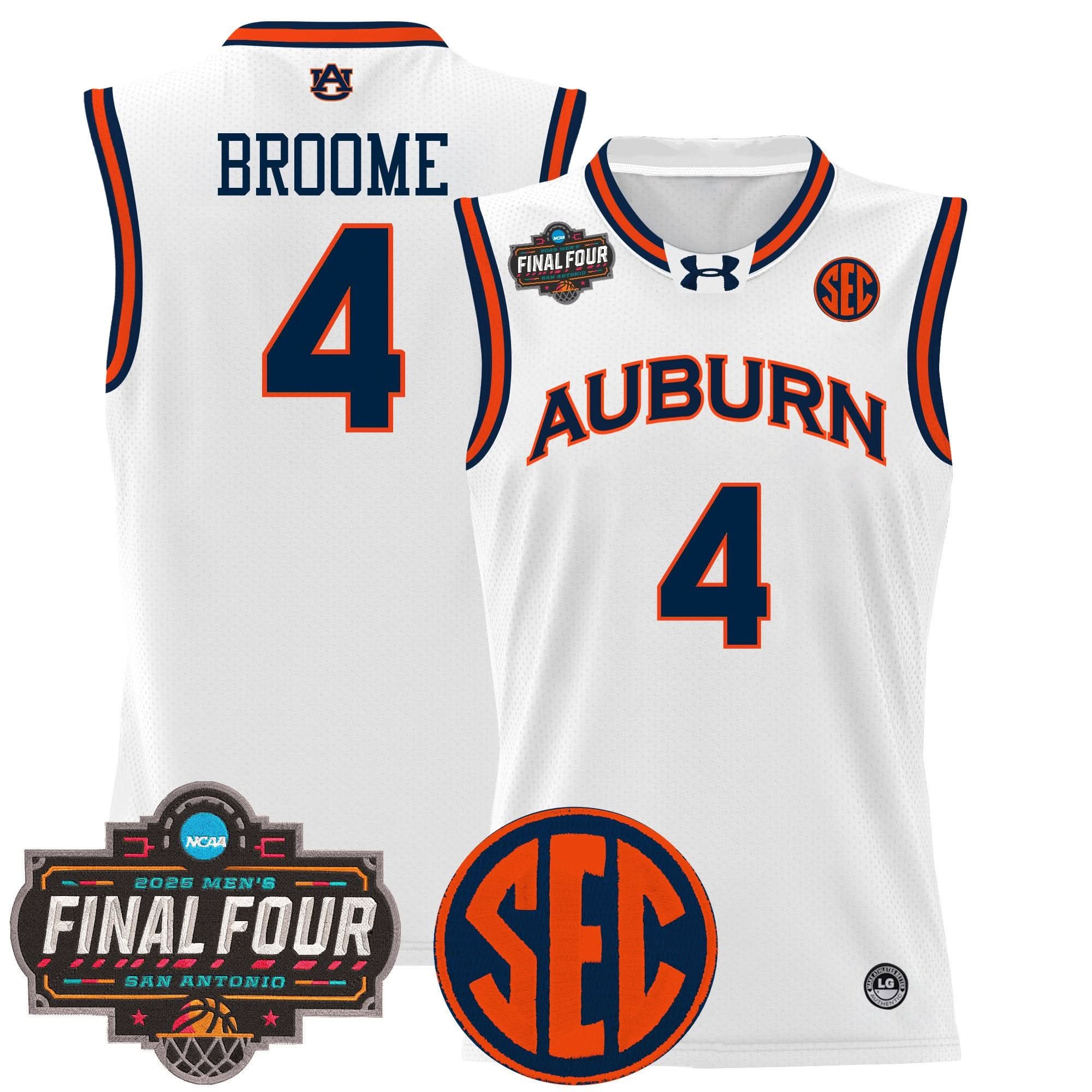 AT 2025 Final Four Patch Lightweight Basketball Jersey - Stitched