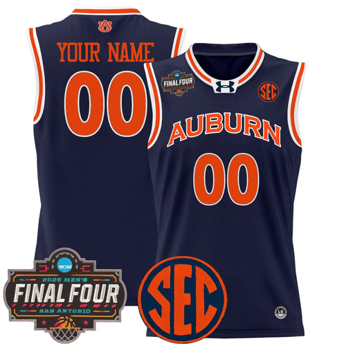AT 2025 Final Four Patch Lightweight Basketball Custom Jersey - Stitched