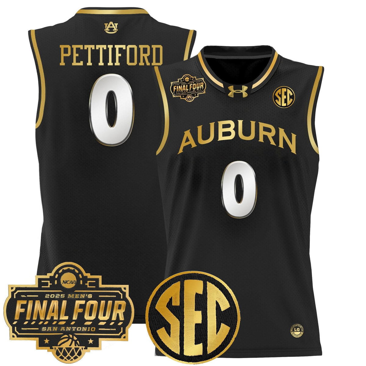 AT 2025 Final Four Patch Lightweight Basketball Jersey - Stitched
