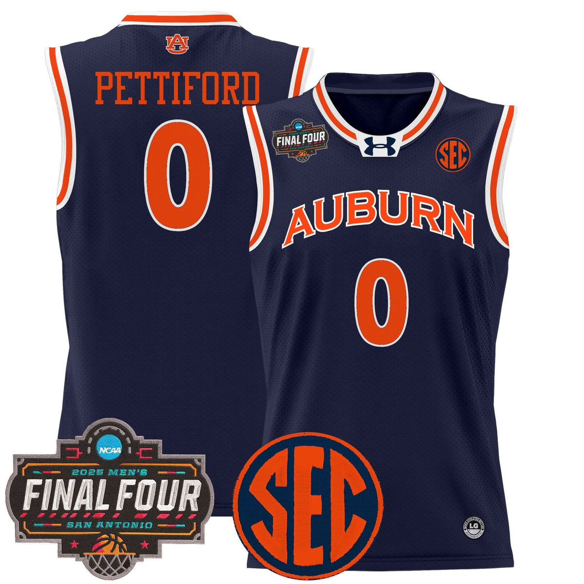AT 2025 Final Four Patch Lightweight Basketball Jersey - Stitched