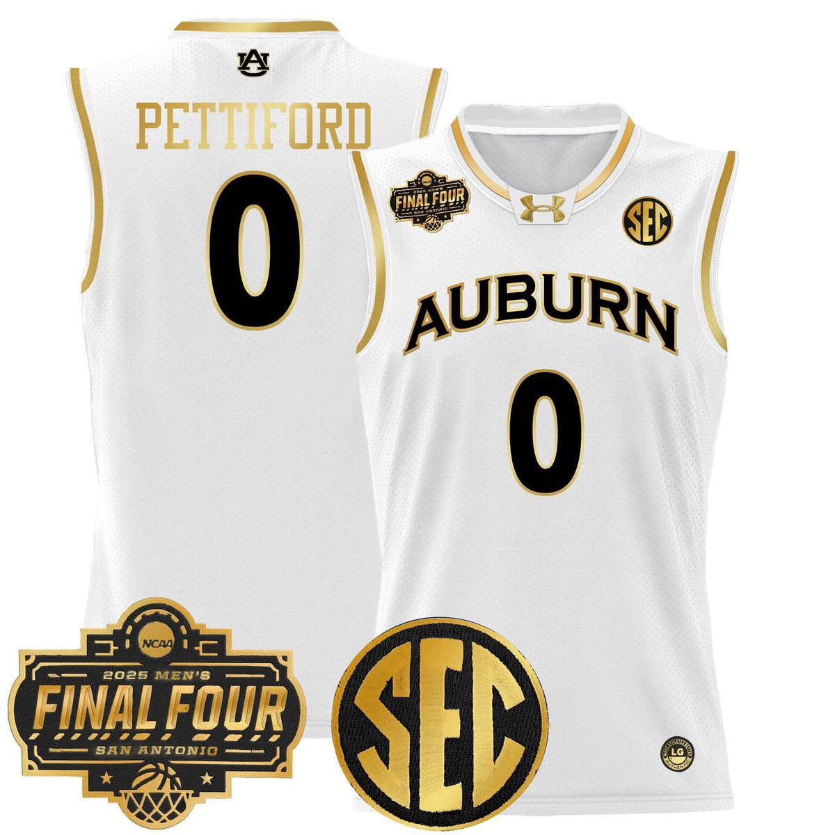 AT 2025 Final Four Patch Lightweight Basketball Jersey - Stitched