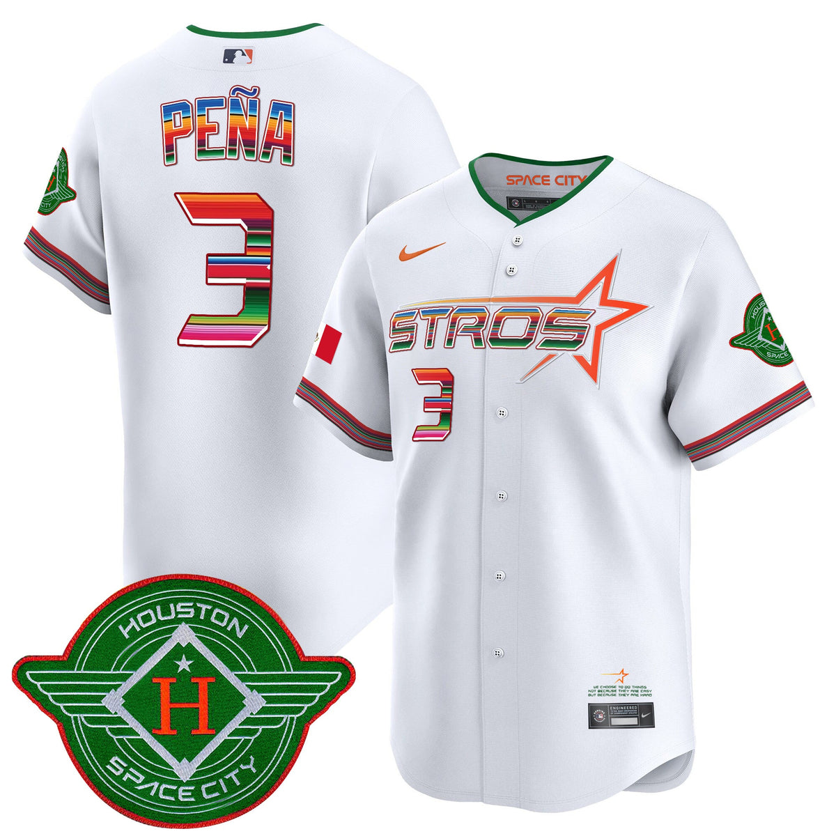 Astros 2025 City Connect Mexico Vapor Premier Limited Jersey - Stitched