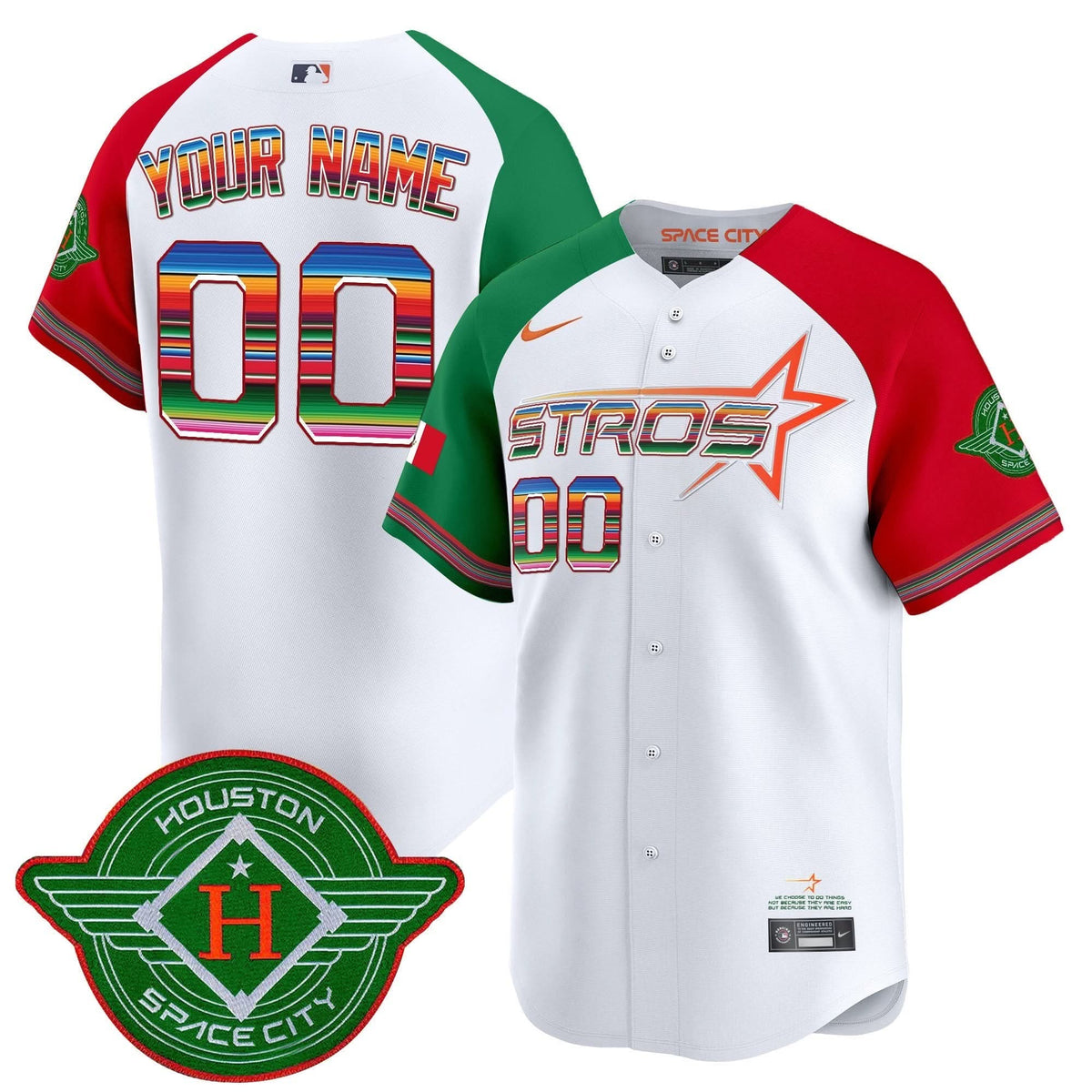 HA 2025 City Connect Mexico Vapor Premier Limited Custom Jersey - Stitched