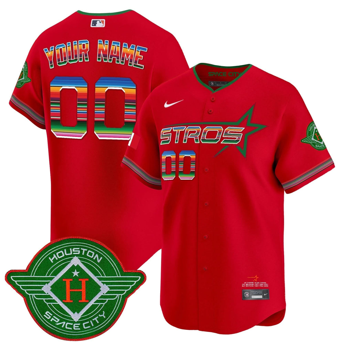 HA 2025 City Connect Mexico Vapor Premier Limited Custom Jersey - Stitched