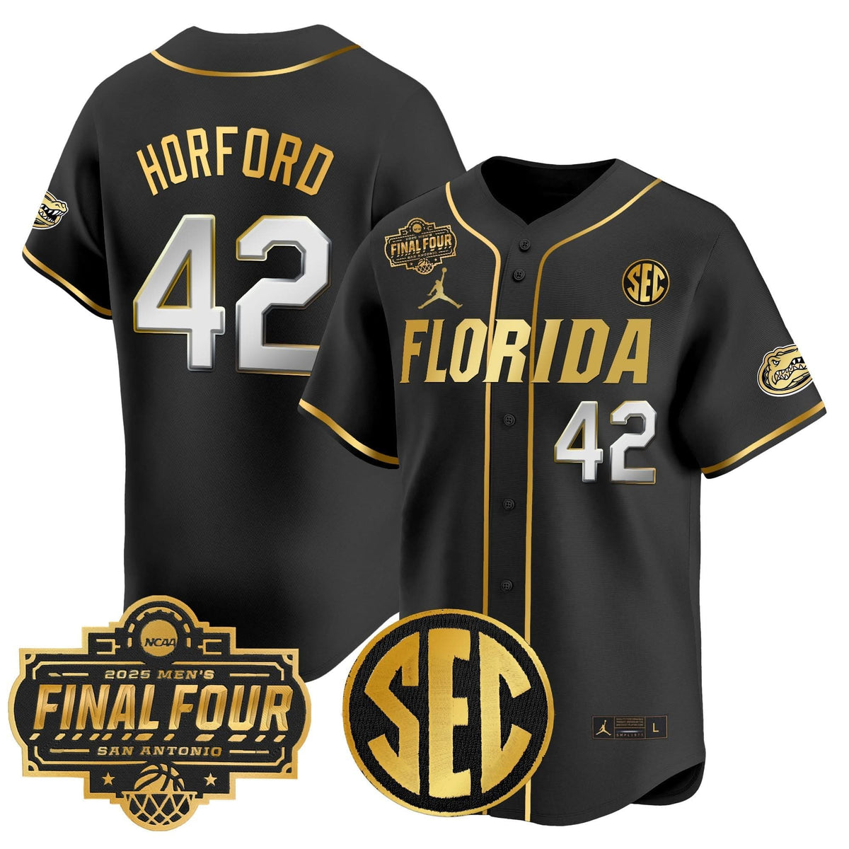 FG 2025 Final Four Patch Vapor Baseball Jersey - Stitched