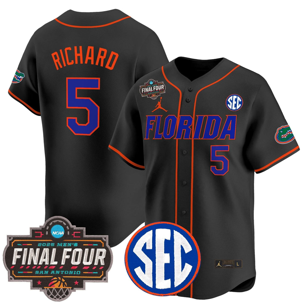 FG 2025 Final Four Patch Vapor Baseball Jersey - Stitched