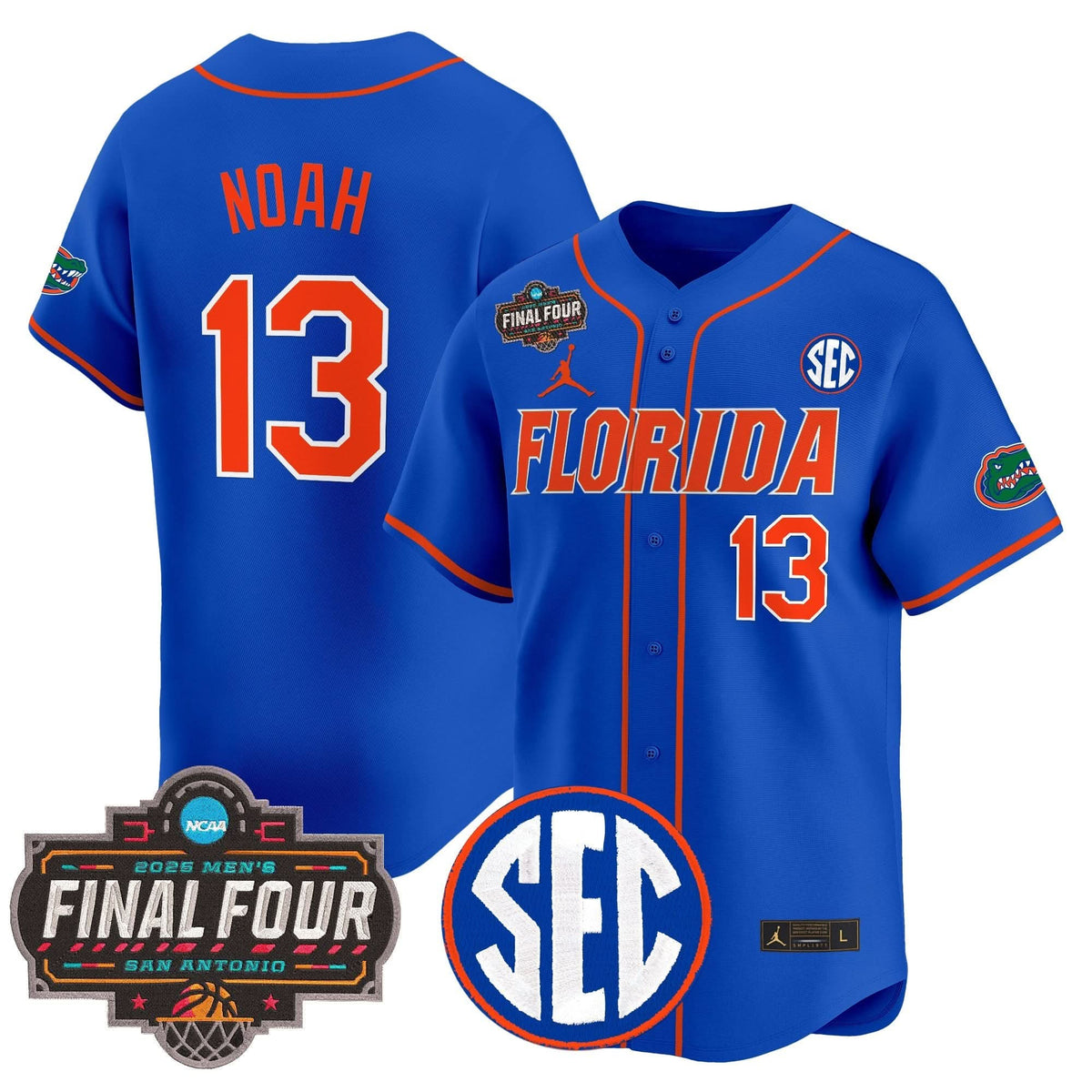 FG 2025 Final Four Patch Vapor Baseball Jersey - Stitched