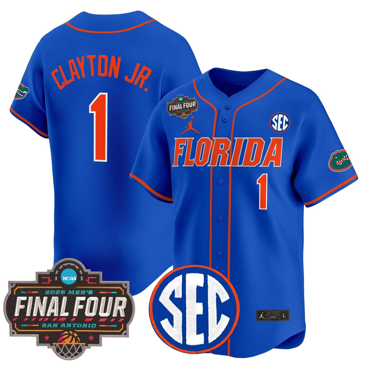 FG 2025 Final Four Patch Vapor Baseball Jersey - Stitched