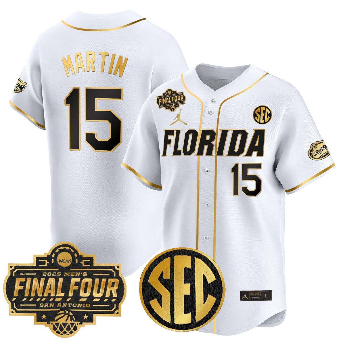 FG 2025 Final Four Patch Vapor Baseball Jersey - Stitched