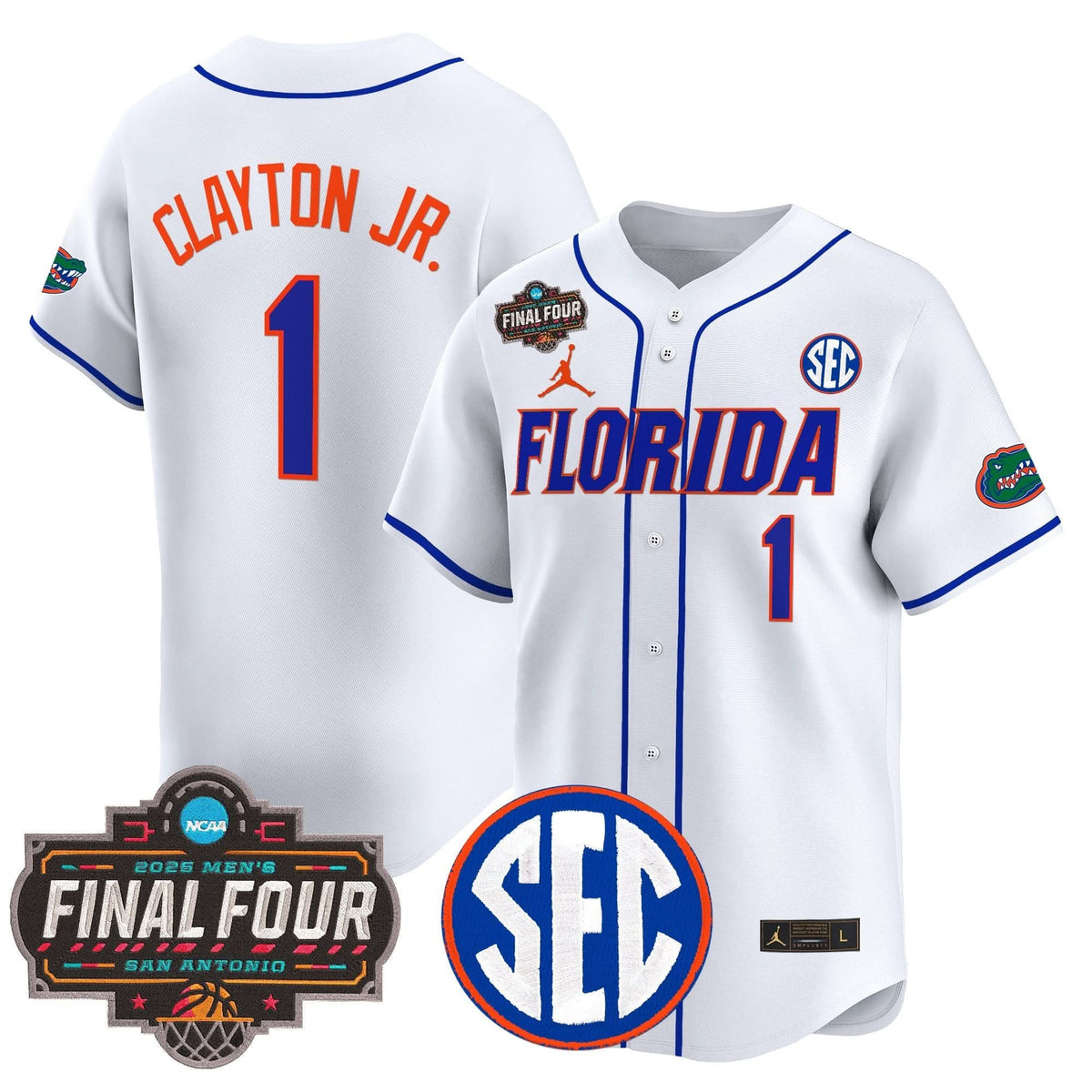 FG 2025 Final Four Patch Vapor Baseball Jersey - Stitched