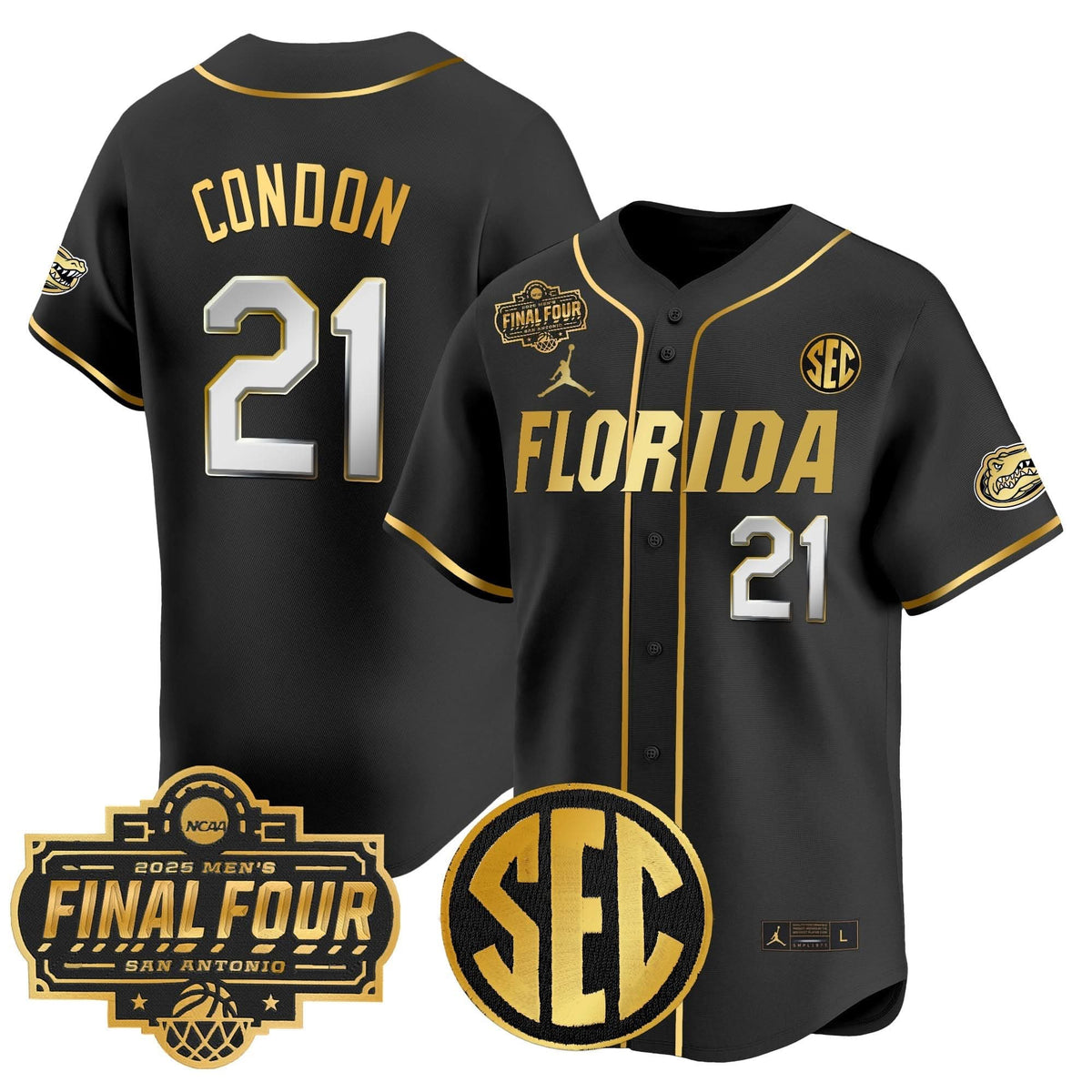 FG 2025 Final Four Patch Vapor Baseball Jersey - Stitched