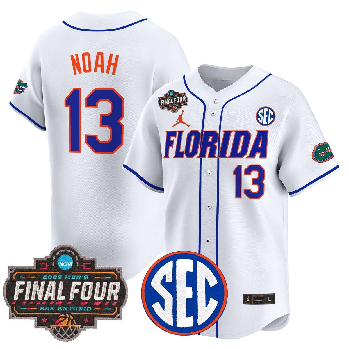 FG 2025 Final Four Patch Vapor Baseball Jersey - Stitched