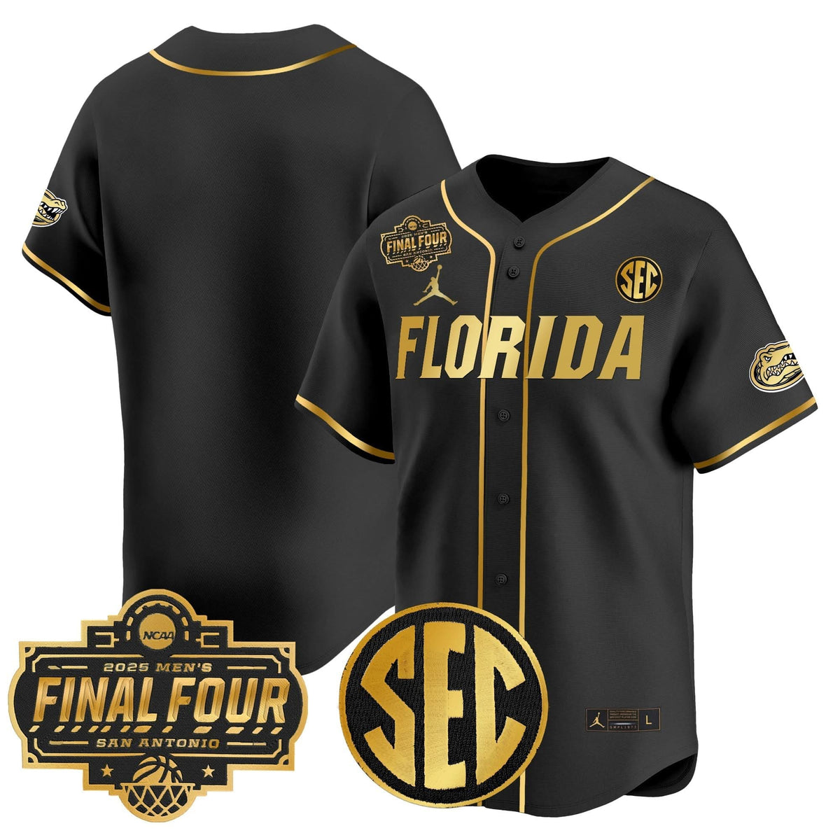 FG 2025 Final Four Patch Vapor Baseball Jersey - Stitched